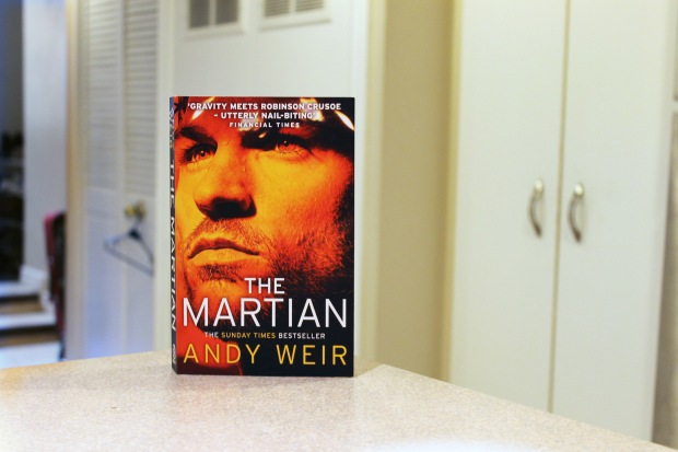 The Martian Andy Weir Book Cover Blog Review Matt Damon